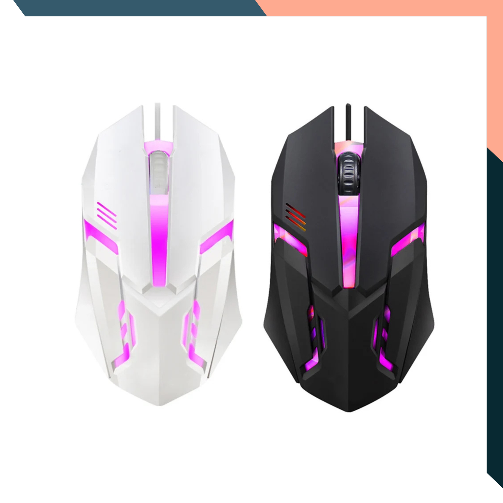 Wired Gaming Mouse: LED, 5000 DPI, Optical, High-Performance