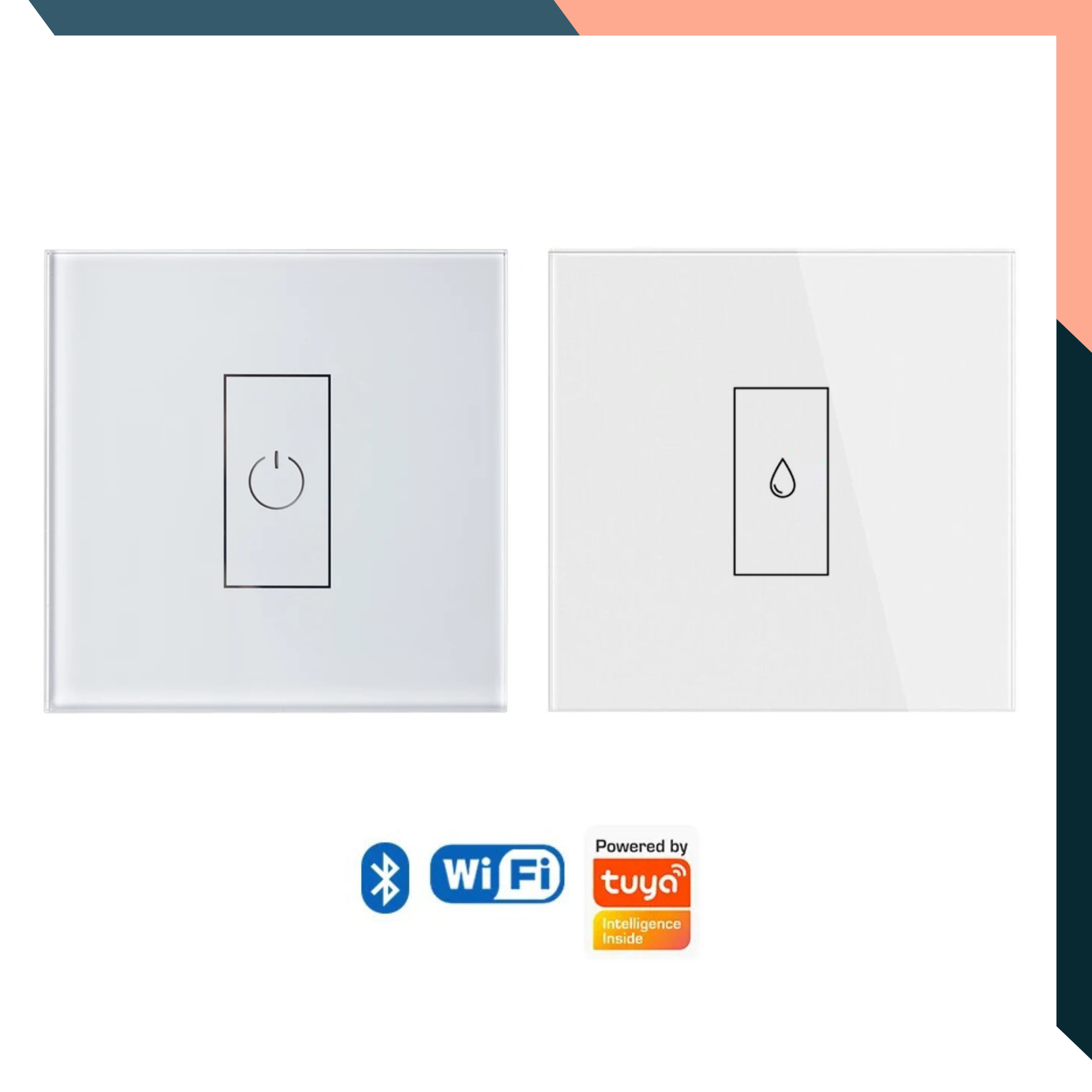 High Power 40A Tuya WiFi Smart Switch with Energy Monitoring and Timer