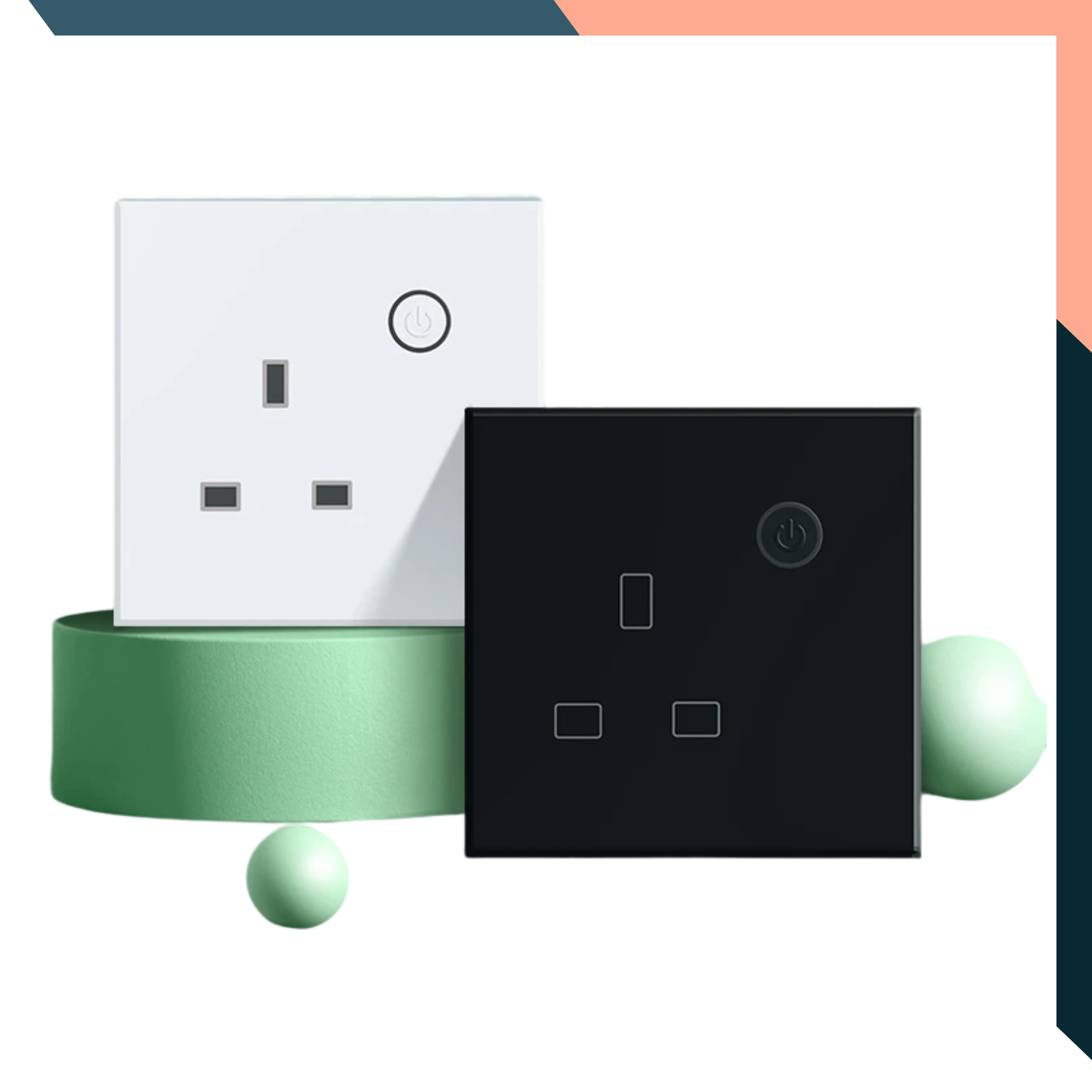 Tuya WiFi Smart UK Plug Socket 13A Timer Energy Monitor Alexa Google Home