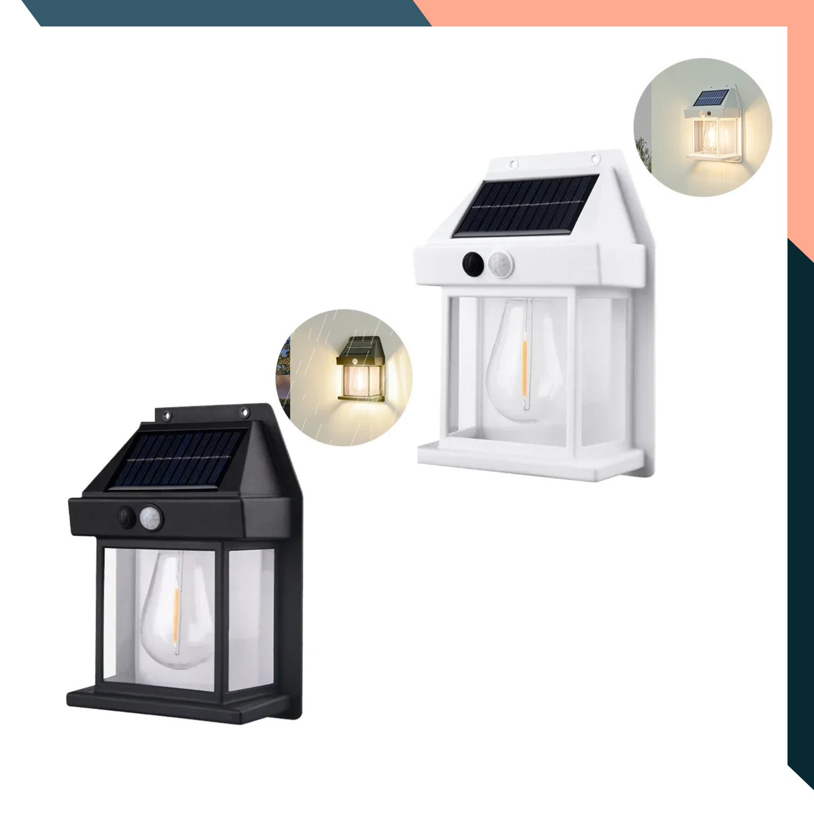 Solar Wall Light Motion Sensor 3 Modes Waterproof Garden Courtyard Lamp