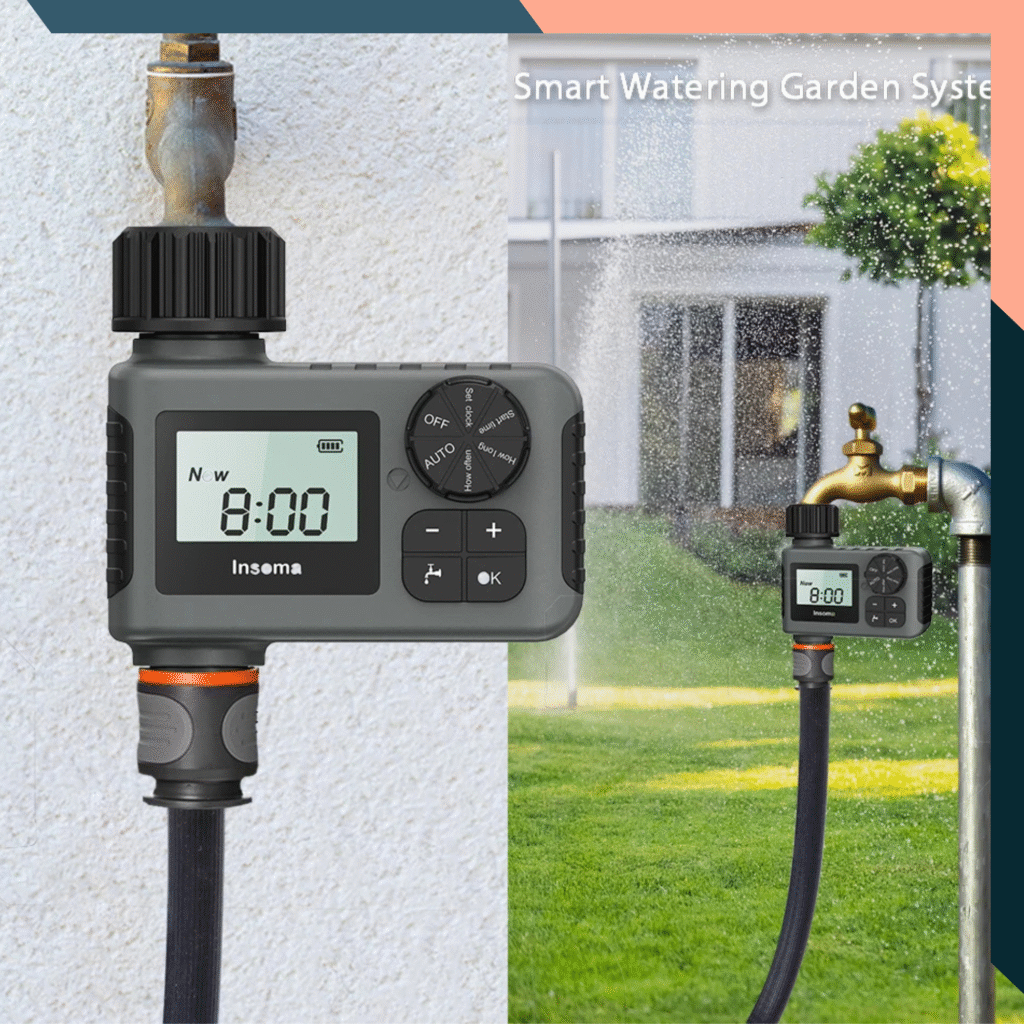 LCD Smart Water Timer IPX7 Irrigation System Manual & Auto Modes » PYC ...