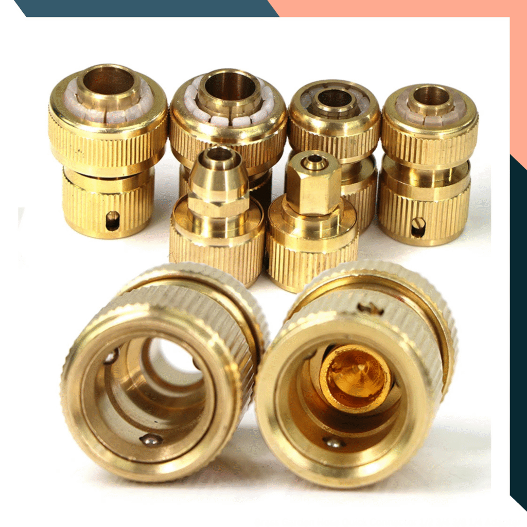Brass Garden Hose Quick Connector 1/2 3/4 3/8 1/4 Adapter » PYC online