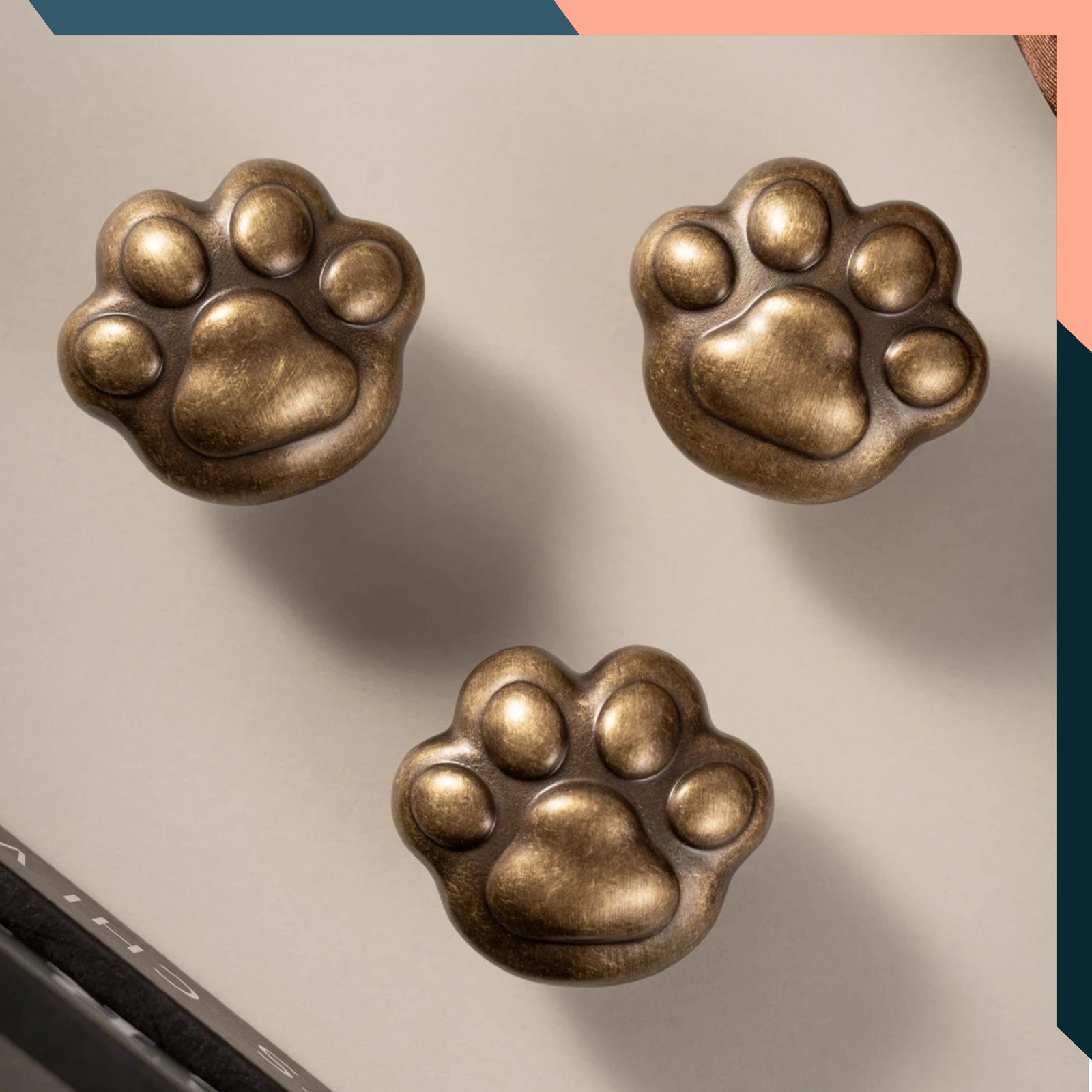 Brass Butterfly Cabinet Knob Adhesive No Drill Drawer Handle Gold Black