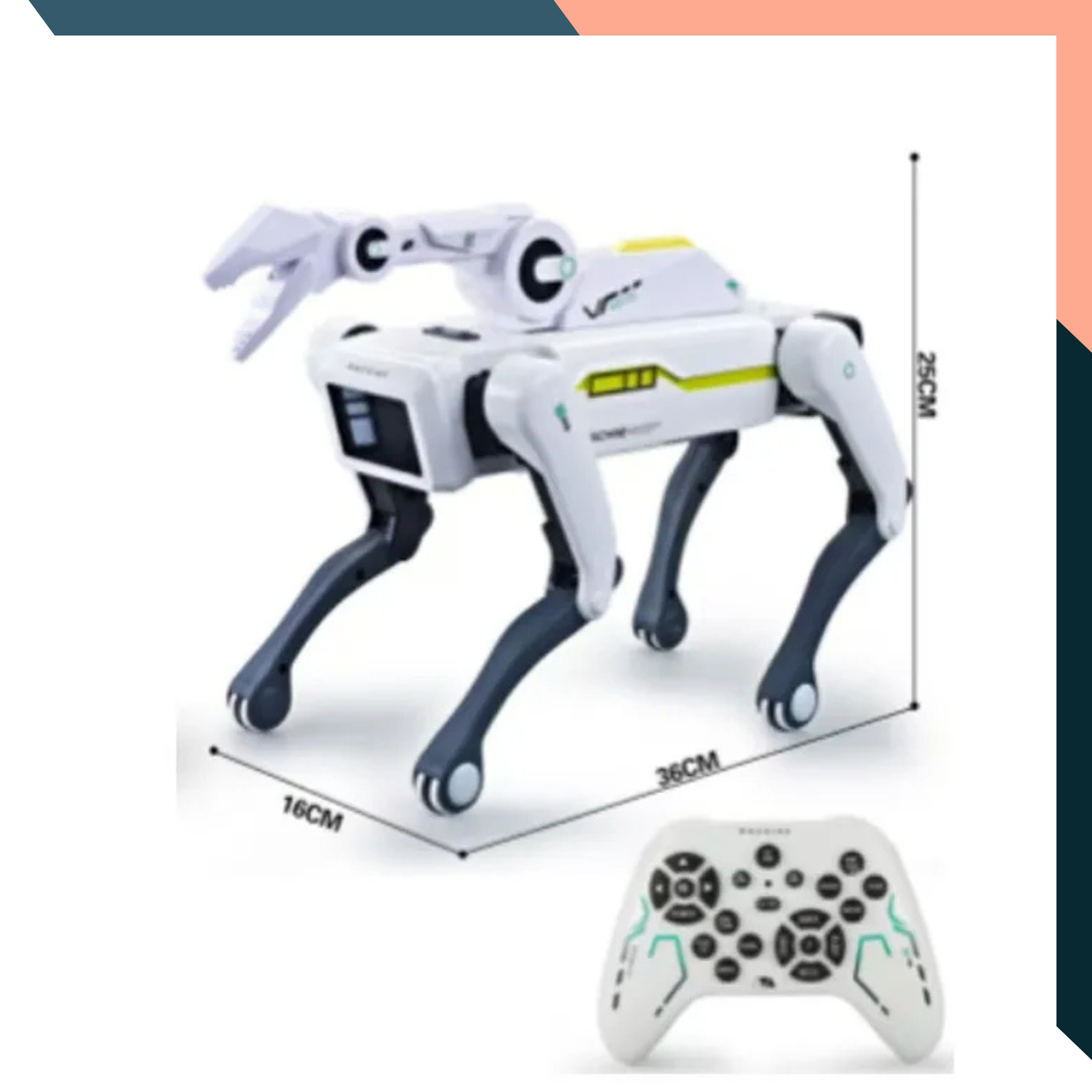 Remote Control Robot Dog Toy with App Programming and Stunt Actions