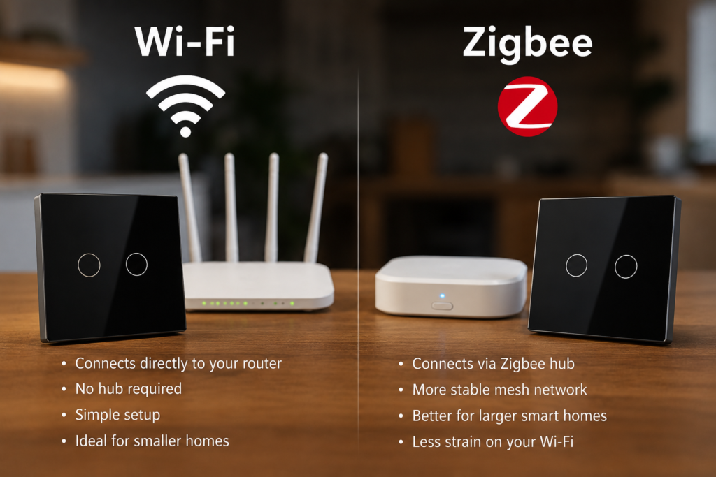 Wi-Fi vs Zigbee Smart Switches: Which One Should You Choose in the UK?