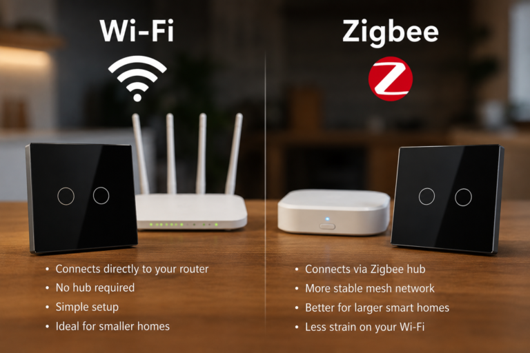 Wi-Fi vs Zigbee Smart Switches: Which One Should You Choose in the UK?