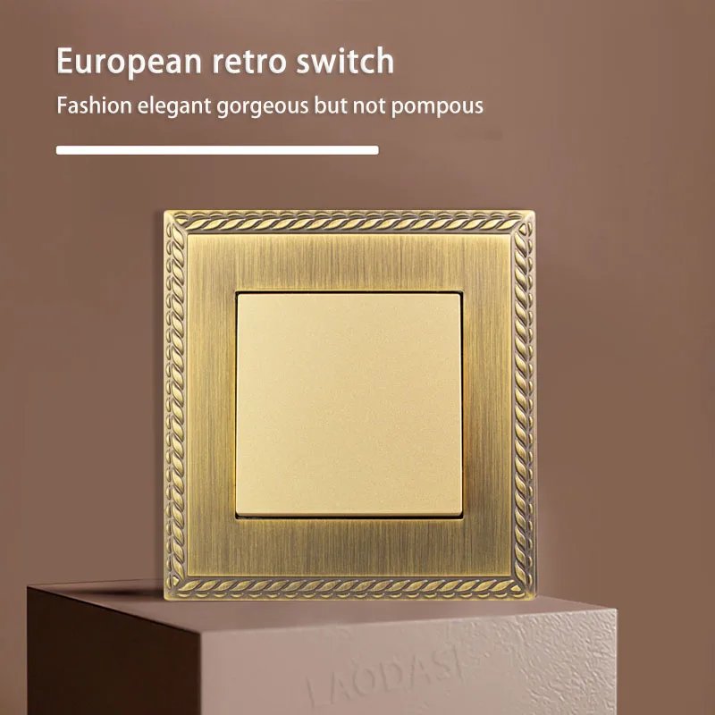 Vintage European socket and switch options