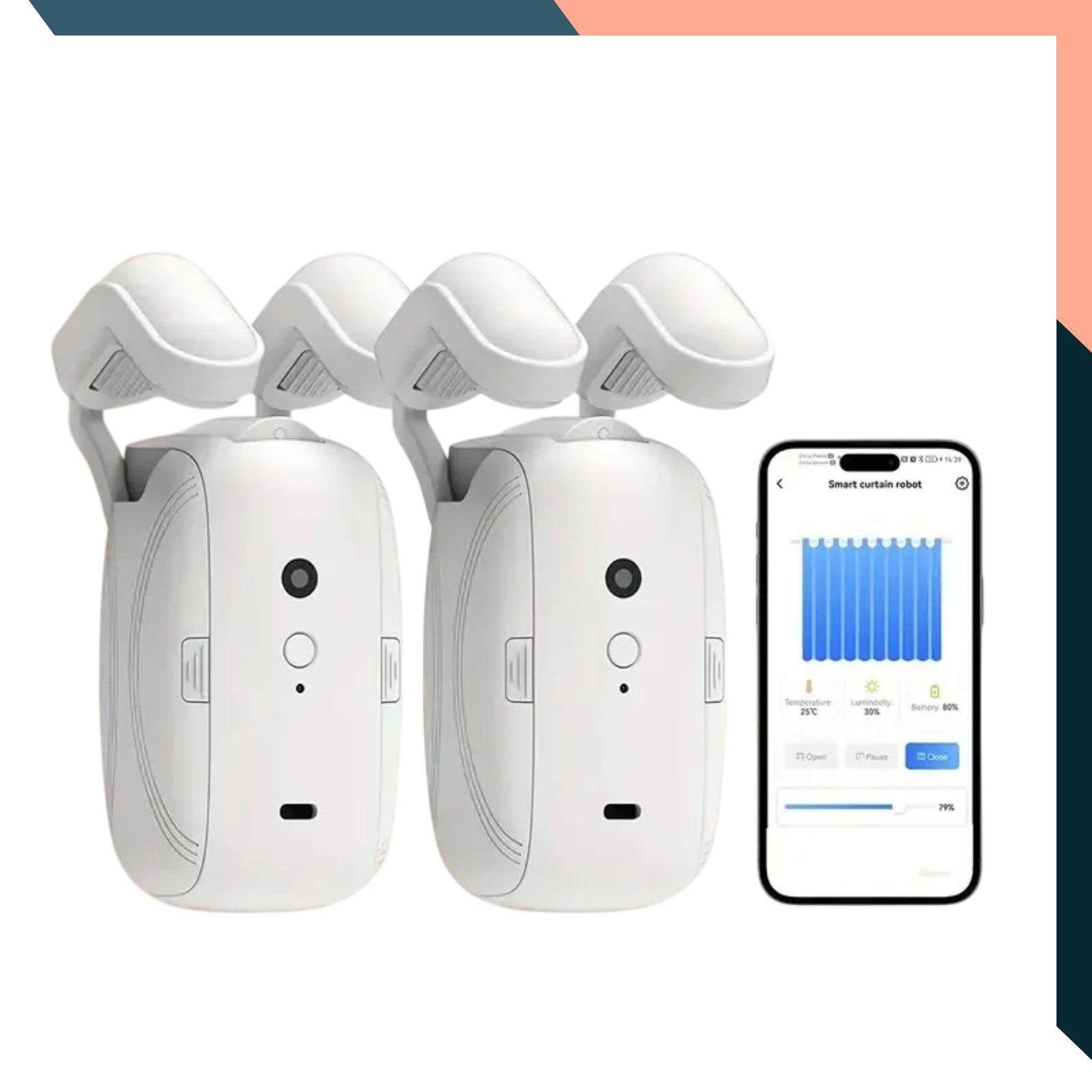 Smart Automatic Curtain Opener WiFi Bluetooth App Voice Remote Timer Smart Automatic Curtain Opener WiFi Bluetooth App Voice Remote Timer