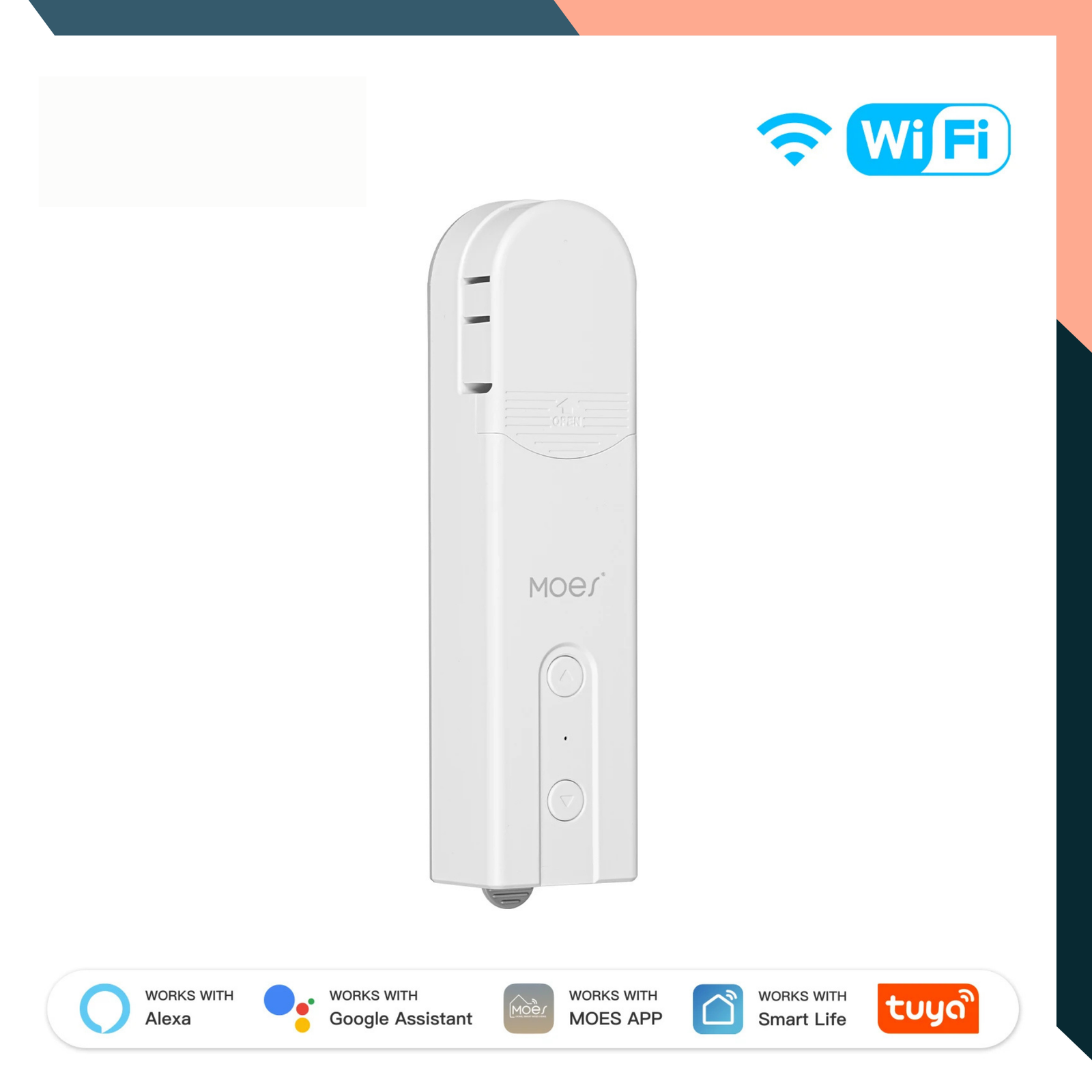 Tuya WiFi Smart Roller Blind Motor Alexa Google Voice App Control