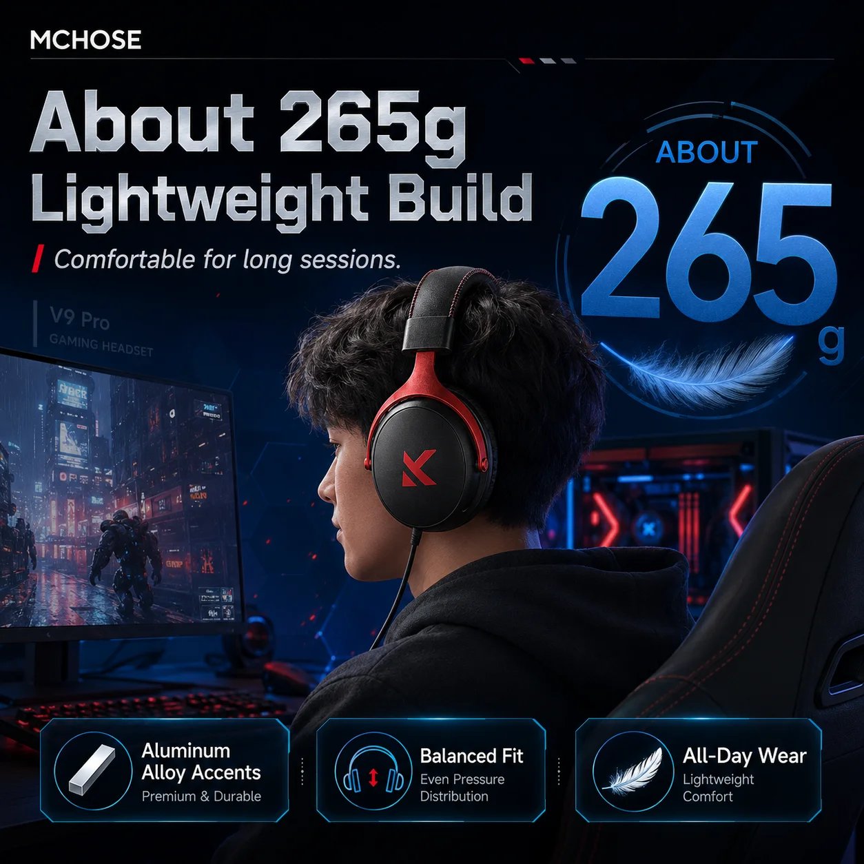 USB Type-C wireless adapter supplied with gaming headset