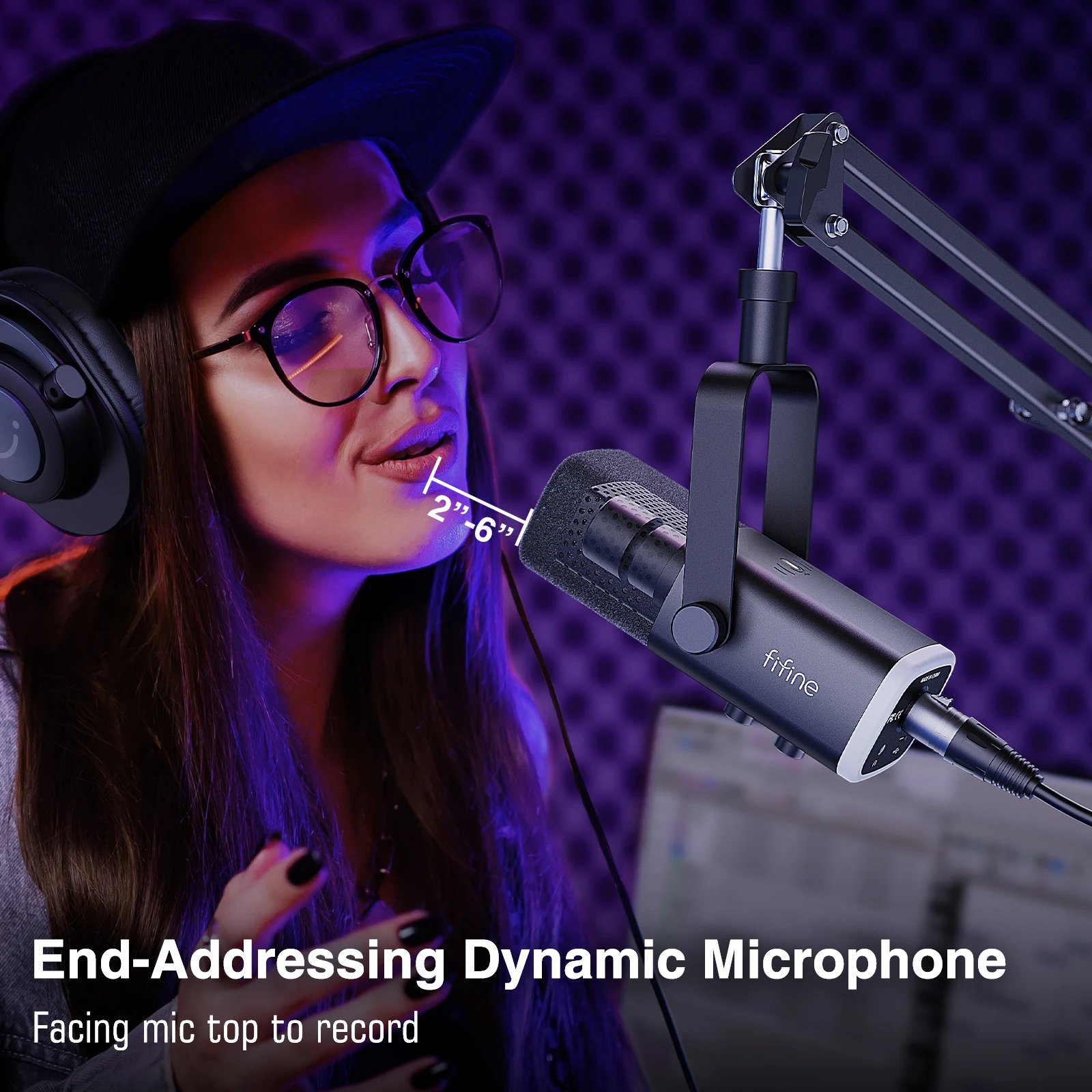 RGB microphone lighting modes for gaming setup