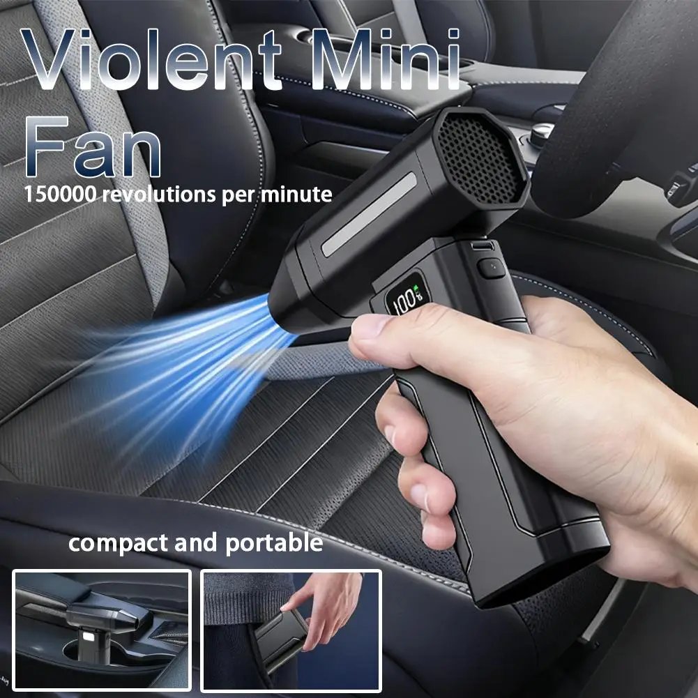 Handheld electric air blower front view