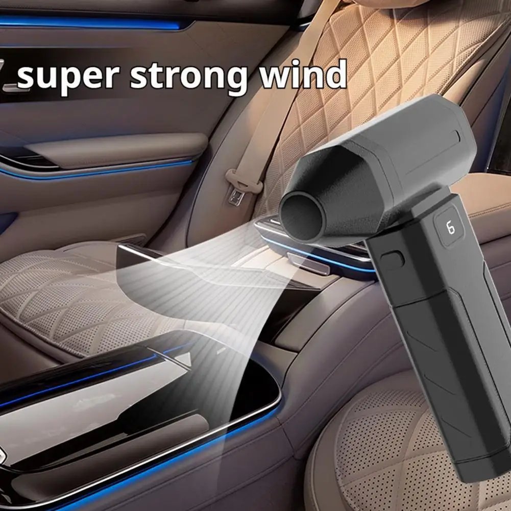 Five speed controls on rechargeable air duster