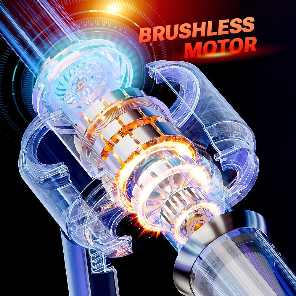 Cordless handheld car vacuum cleaner gallery image 1