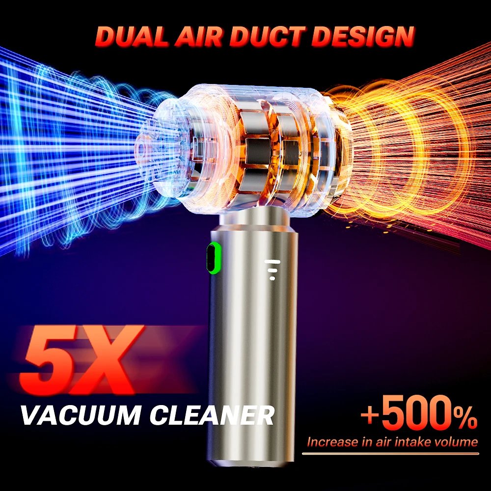 Cordless handheld car vacuum cleaner gallery image 2