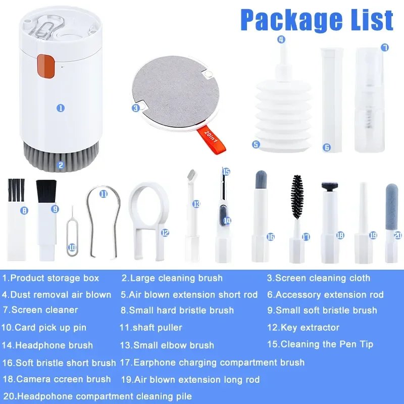 20-in-1 electronics cleaning kit gallery image 1