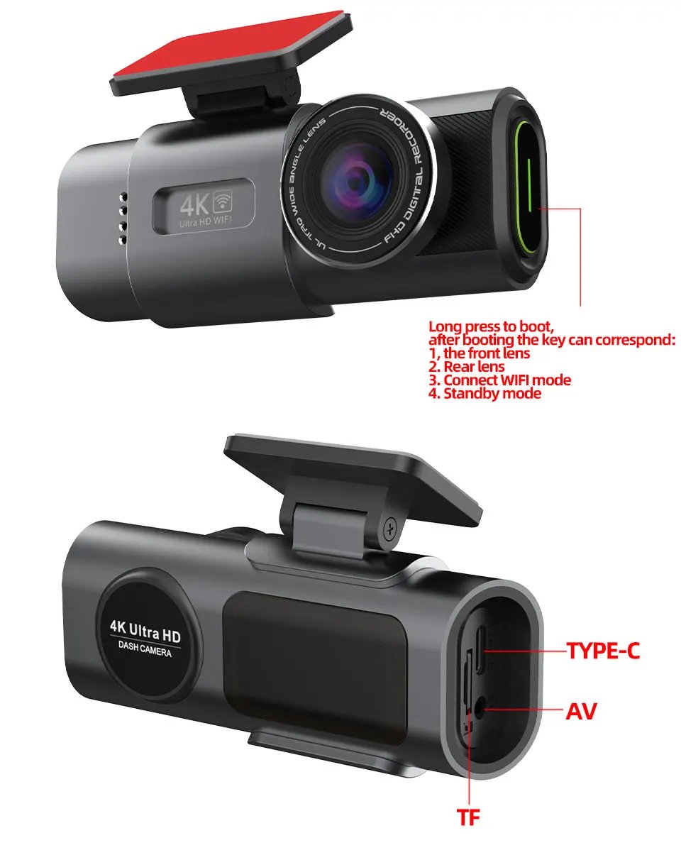 4K Wi-Fi dash cam gallery image 5