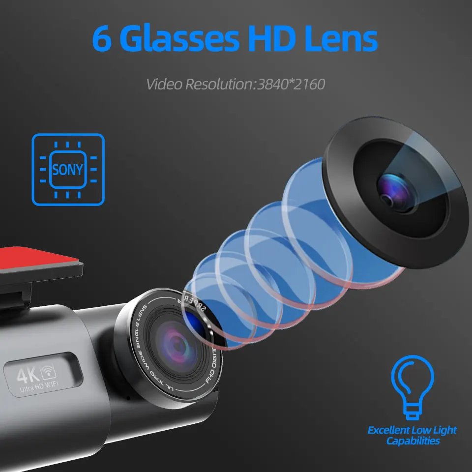 4K Wi-Fi dash cam gallery image 2