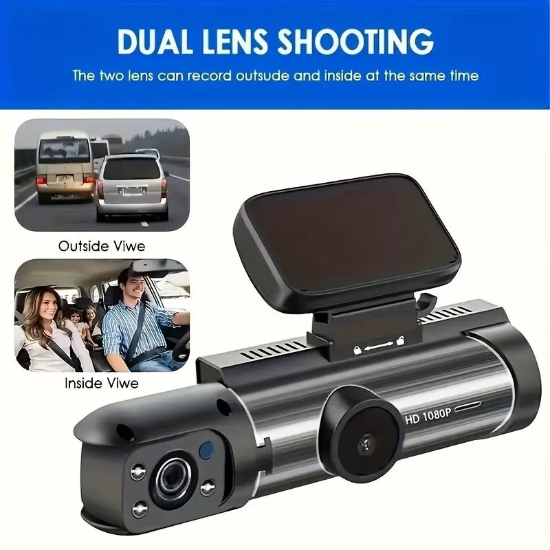 1080P dual camera dash cam gallery image 2