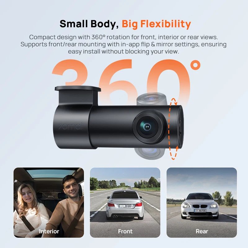 2K 1440P dash cam gallery image 1