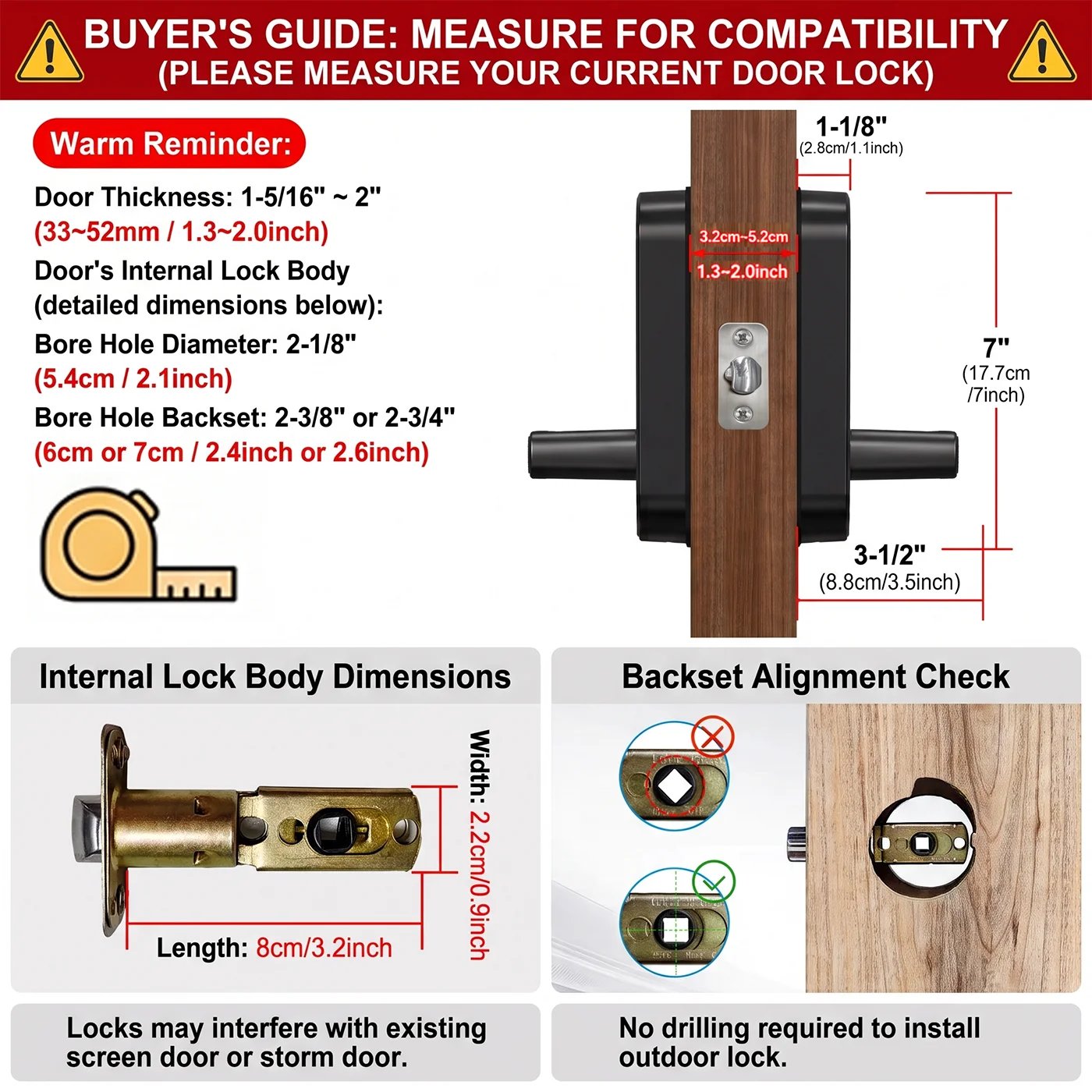 Smart fingerprint door lock gallery image 1