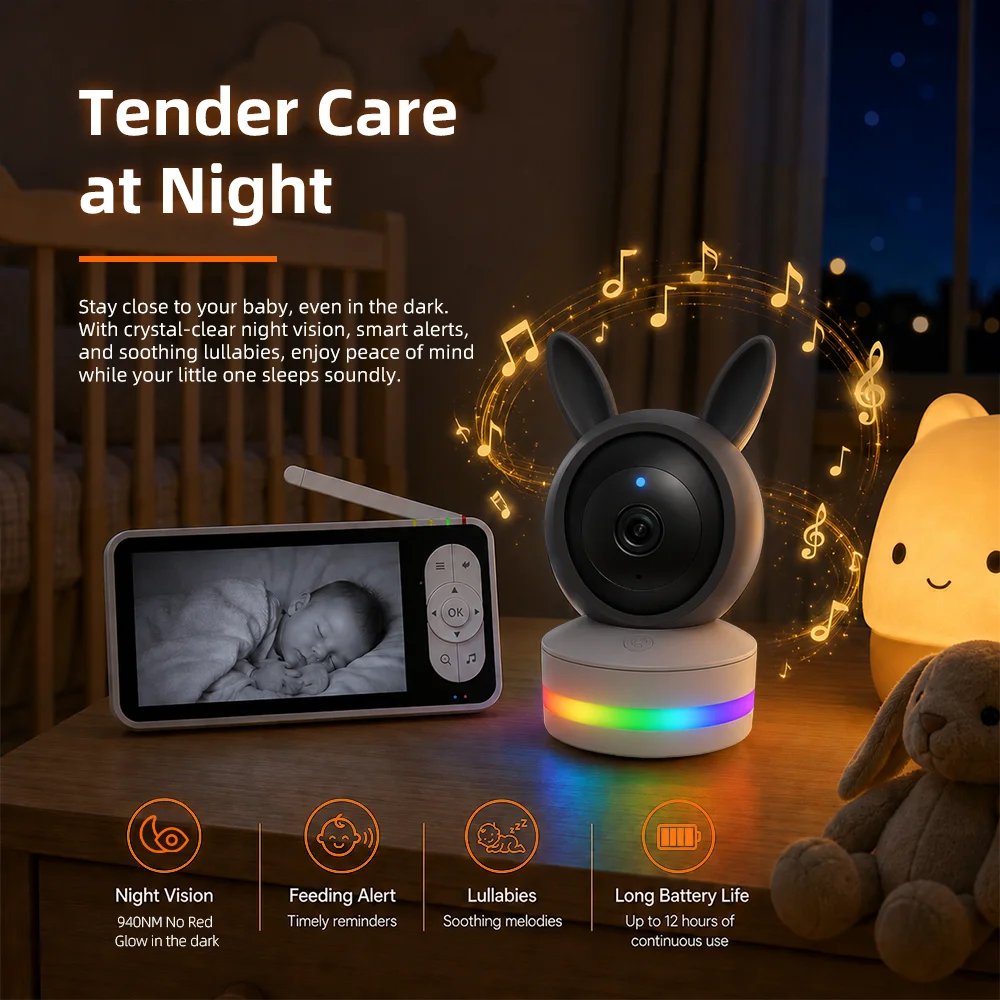 1080P Wi-Fi baby monitor gallery image 3