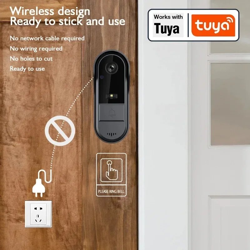 Tuya Wi-Fi video doorbell gallery image 4