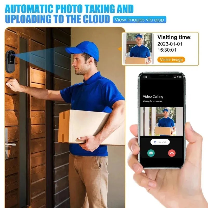 Tuya Wi-Fi video doorbell gallery image 1