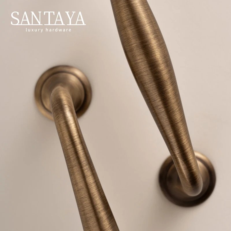 Antique brass cabinet handle and knob gallery image 5