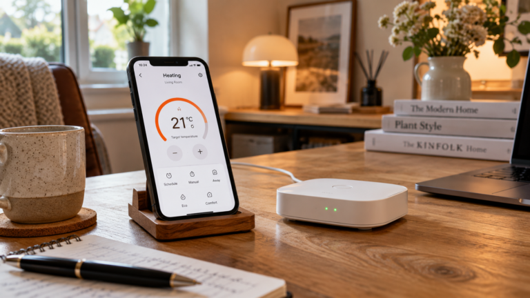 Cosy Smart Home Office Setup